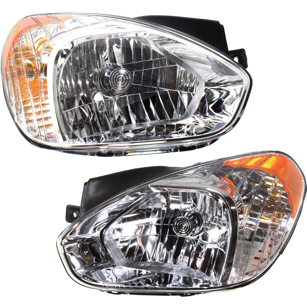 Faro izquierdo nuevo aftermarket certificado CAPA Hyundai Accent 2007-2011