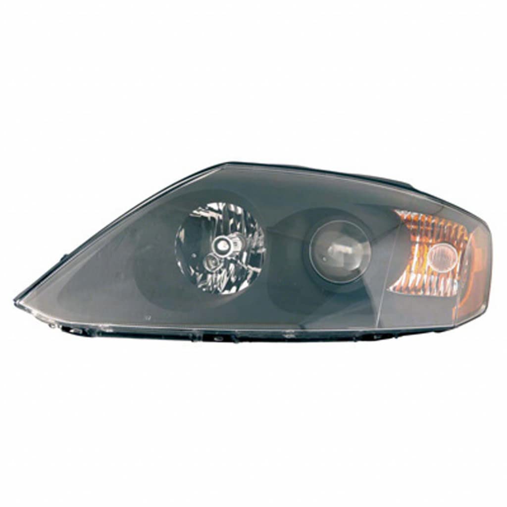 Left headlamp assembly composite new aftermarket replacement Hyundai Tiburon 2005