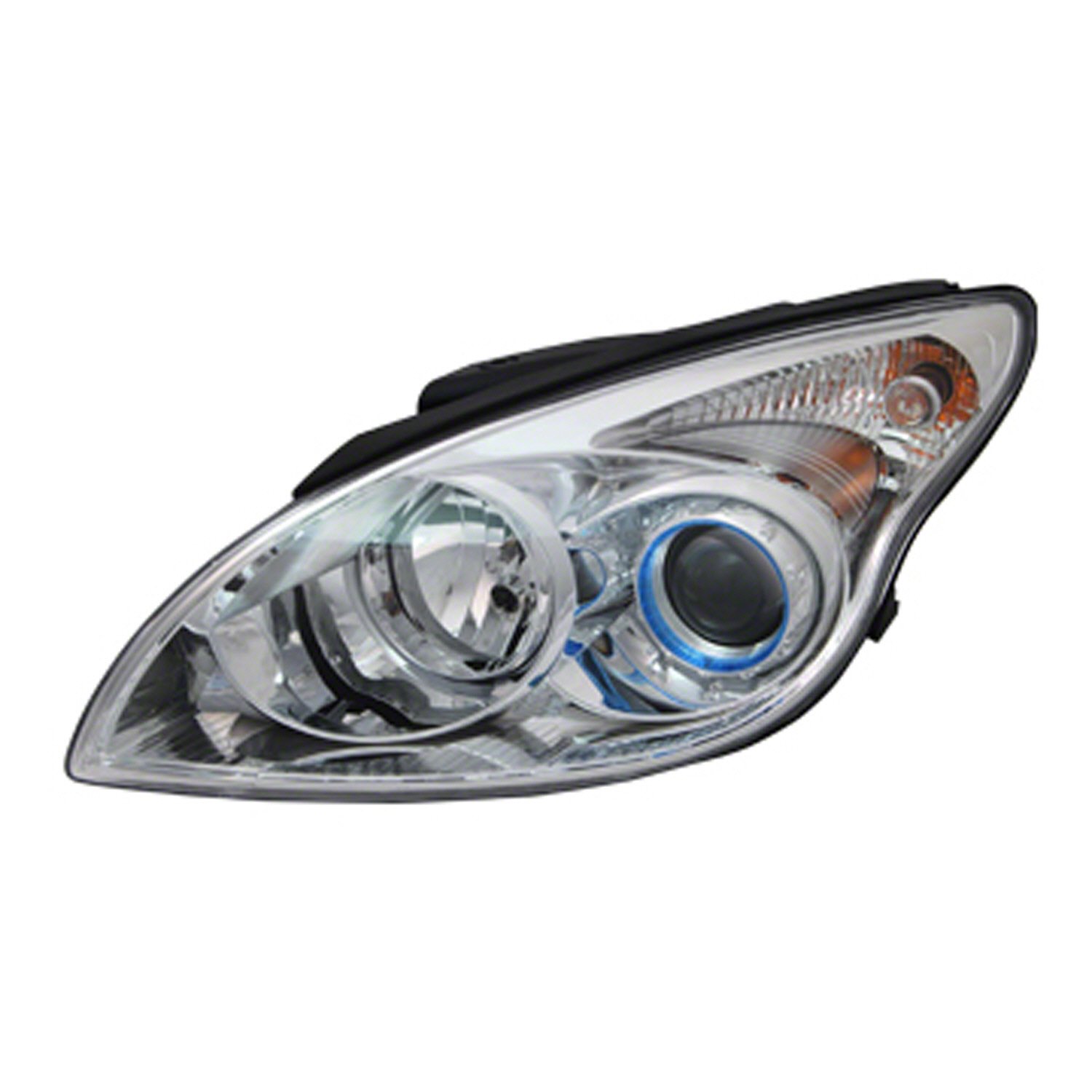 Left headlamp assembly composite used genuine OEM Hyundai Elantra 2009