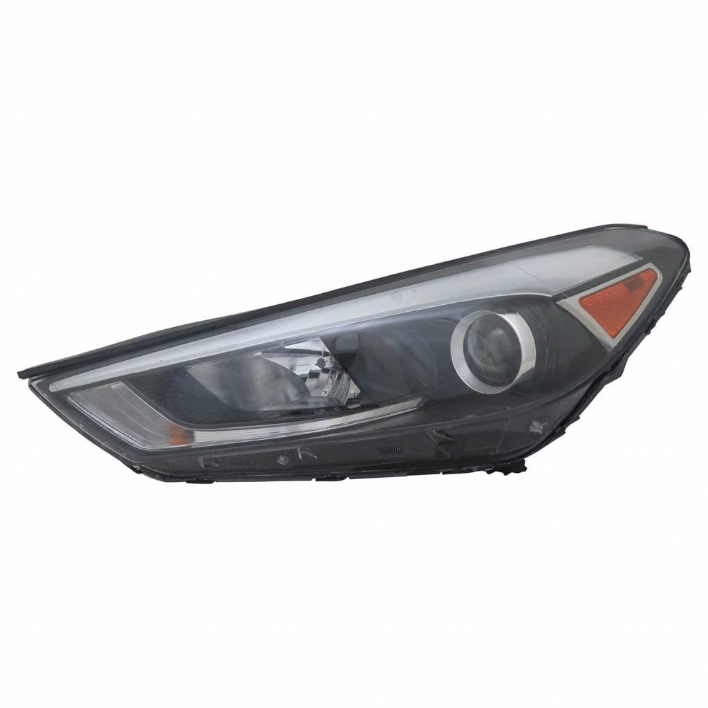 Left headlamp assembly composite new aftermarket replacement Hyundai Tucson 2016-2018