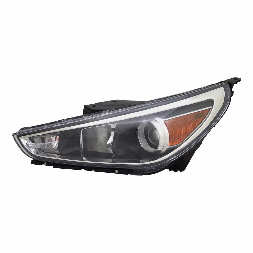 Left headlamp assembly composite new aftermarket replacement Hyundai Elantra GT 2018-2020