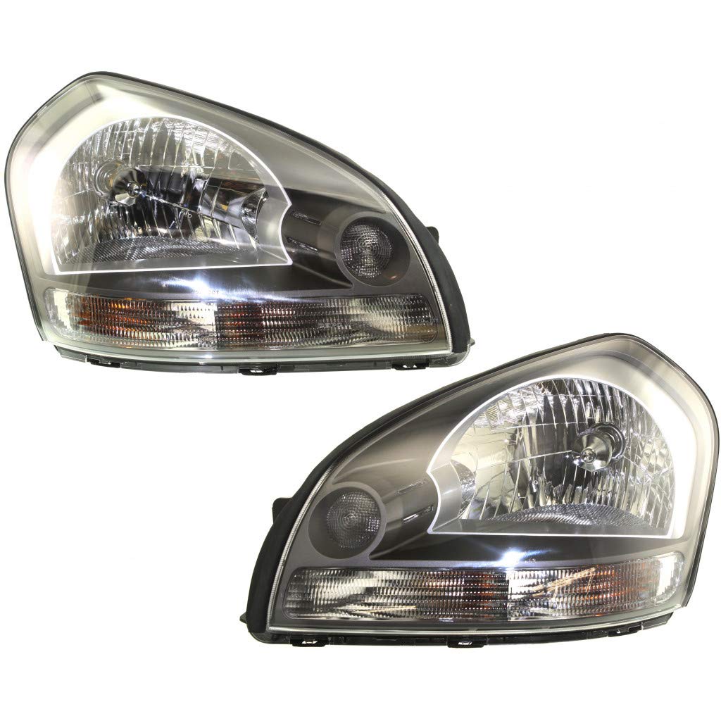 Right headlamp assembly composite used genuine OEM Hyundai Tucson 2005-2009