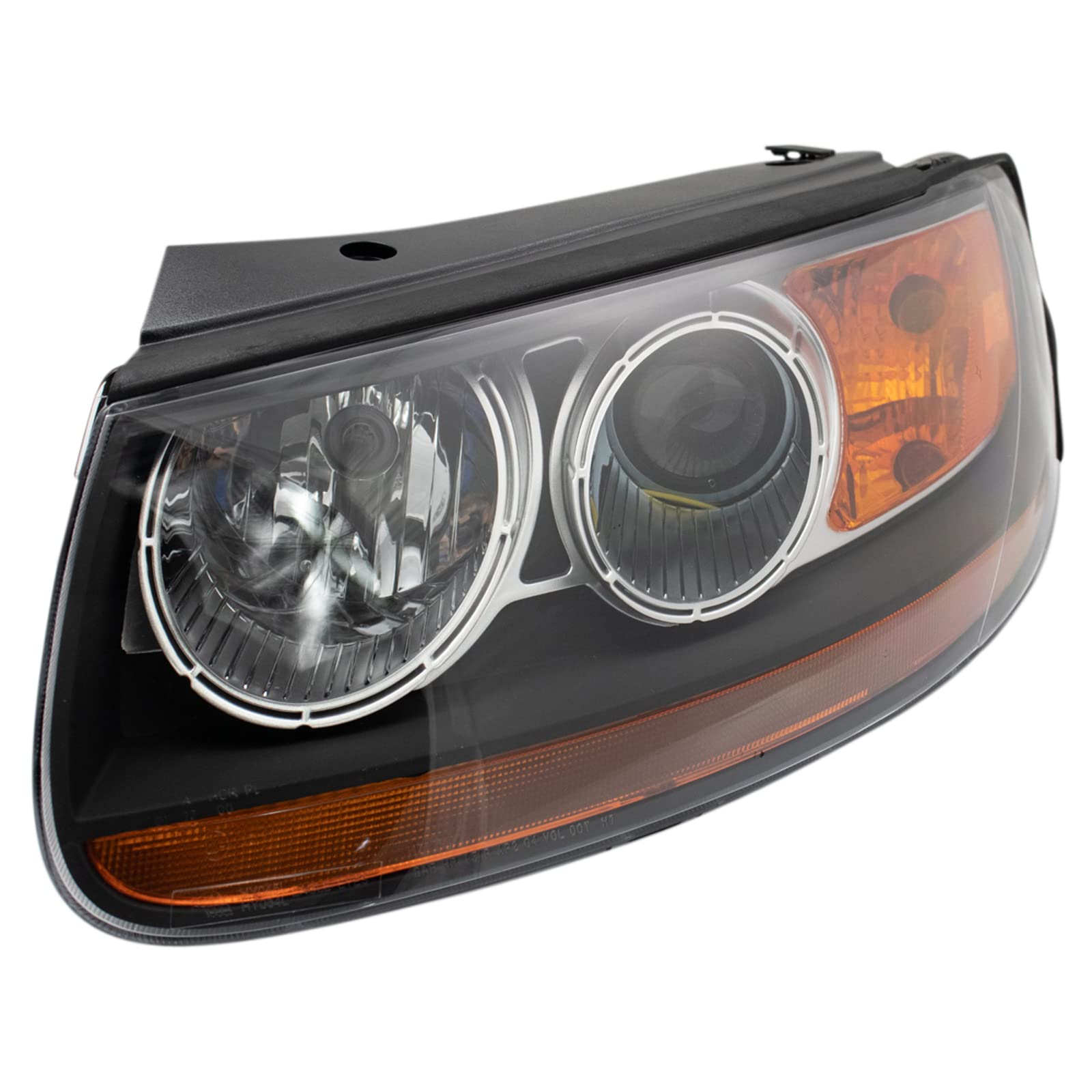 Right headlamp assembly composite new CAPA certified aftermarket Hyundai Santa FE 2007-2009