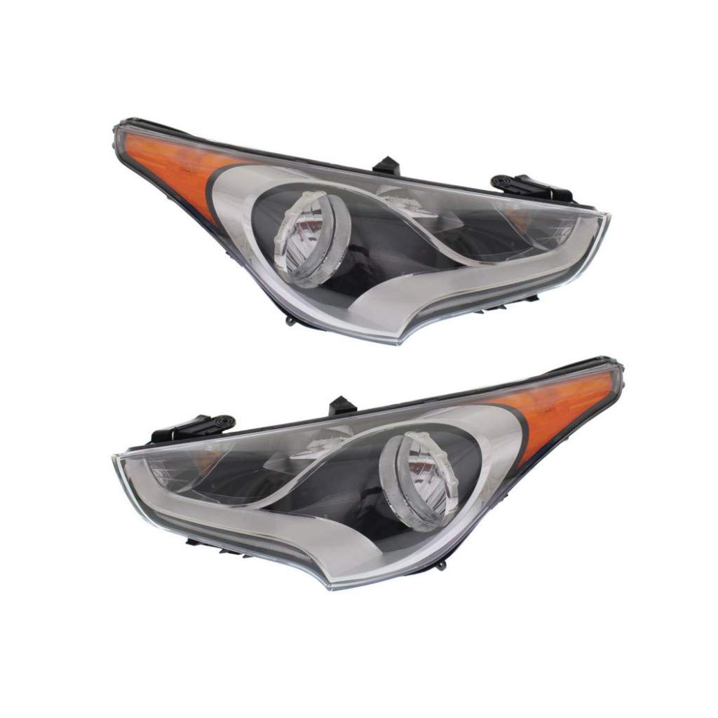 Right headlamp assembly composite used genuine OEM Hyundai Veloster 2012-2017