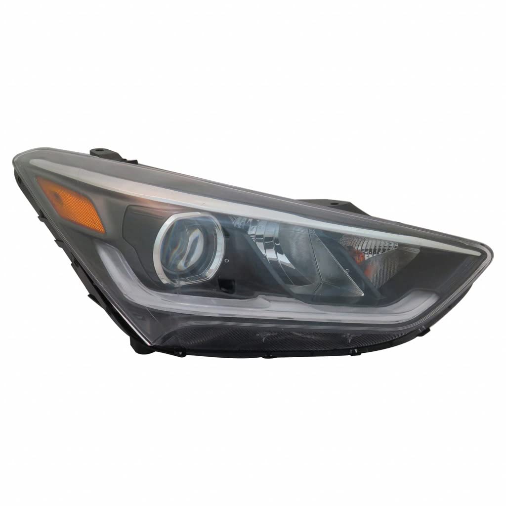 Right headlamp assembly composite used genuine OEM Hyundai Santa FE 2017-2018