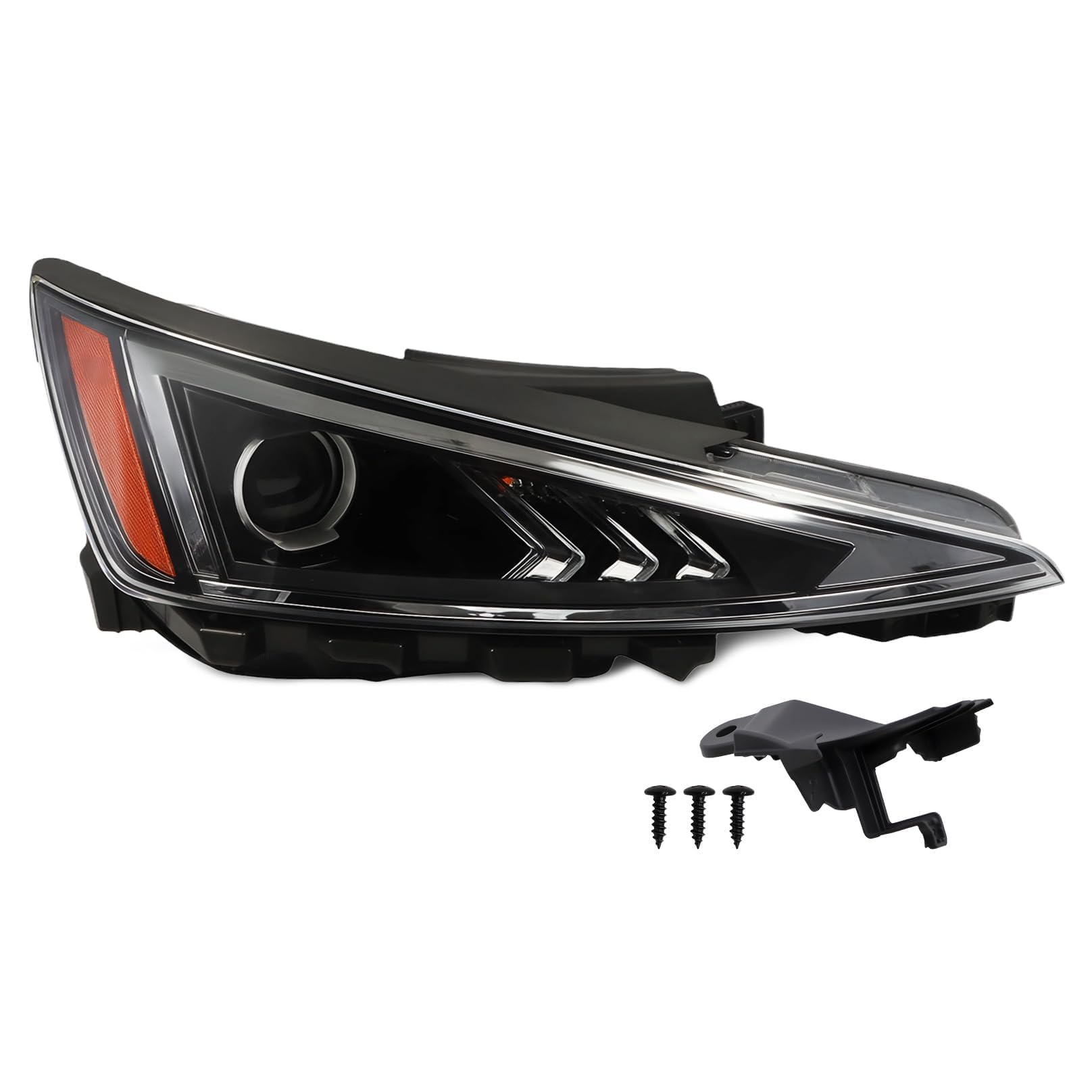 Right headlamp assembly composite used genuine OEM Hyundai Elantra 2019-2020