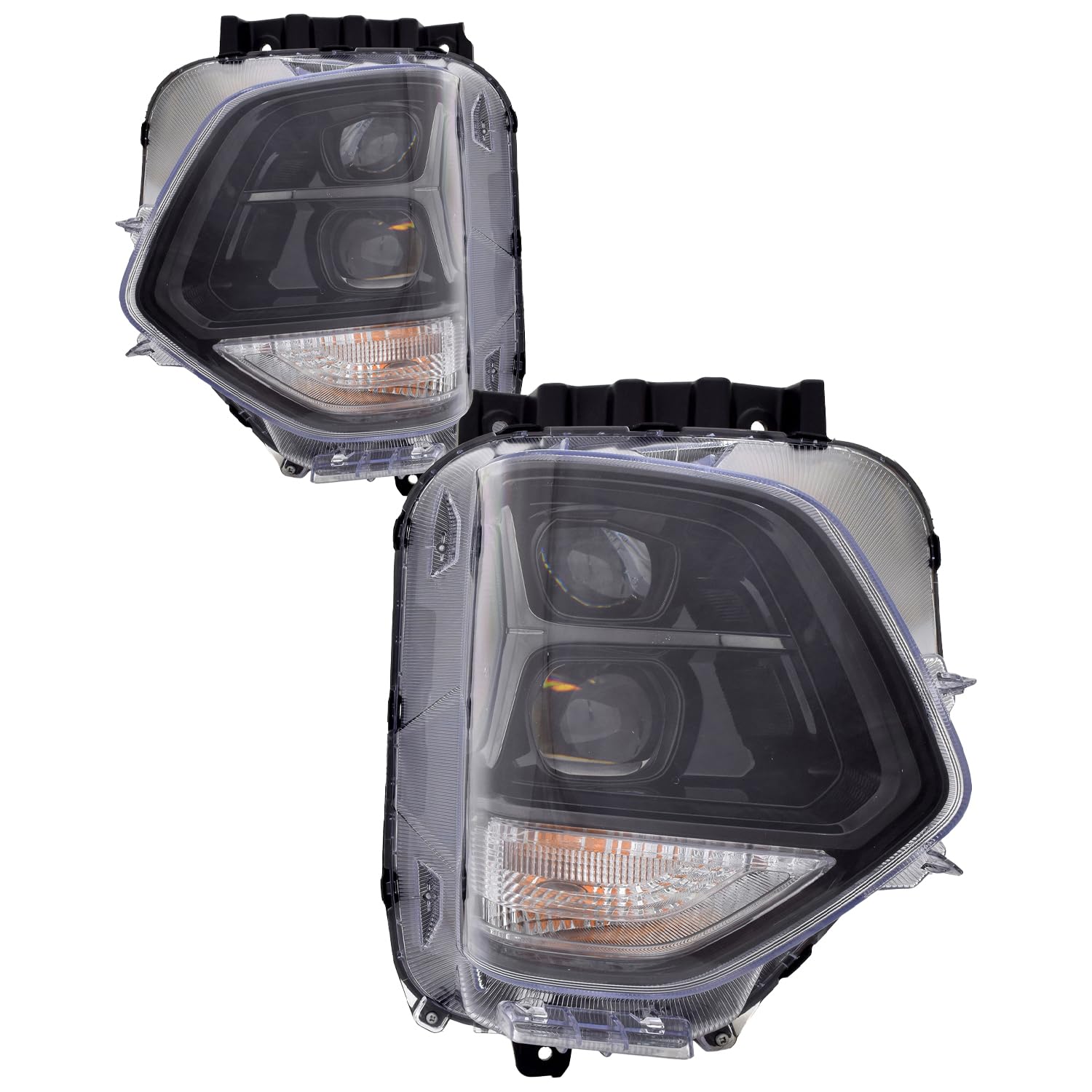 Right headlamp assembly composite new aftermarket replacement Hyundai Santa FE 2019-2020