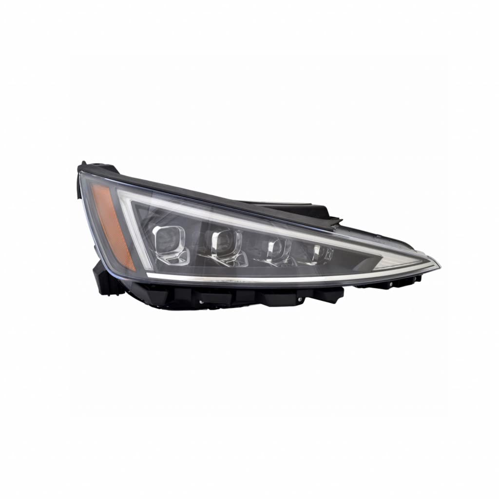 Right headlamp assembly composite new aftermarket replacement Hyundai Elantra 2019-2020