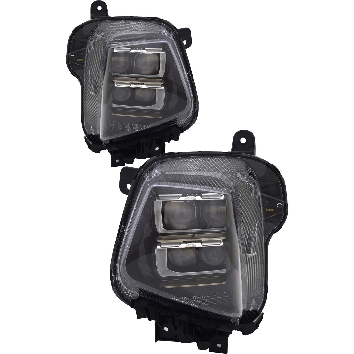 Right headlamp assembly composite new CAPA certified aftermarket Hyundai Tucson 2022-2024