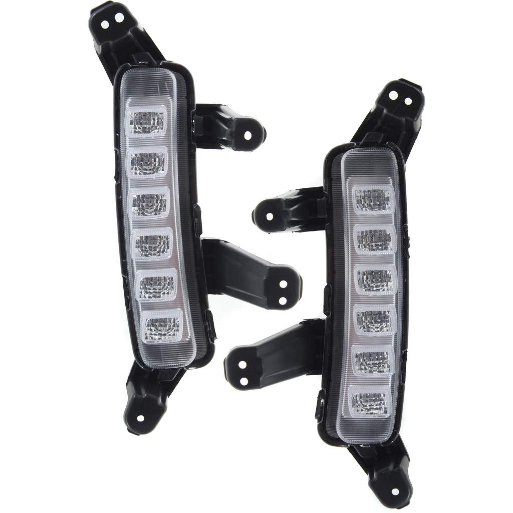 Left driving lamp new aftermarket replacement Hyundai Santa FE 2017-2018