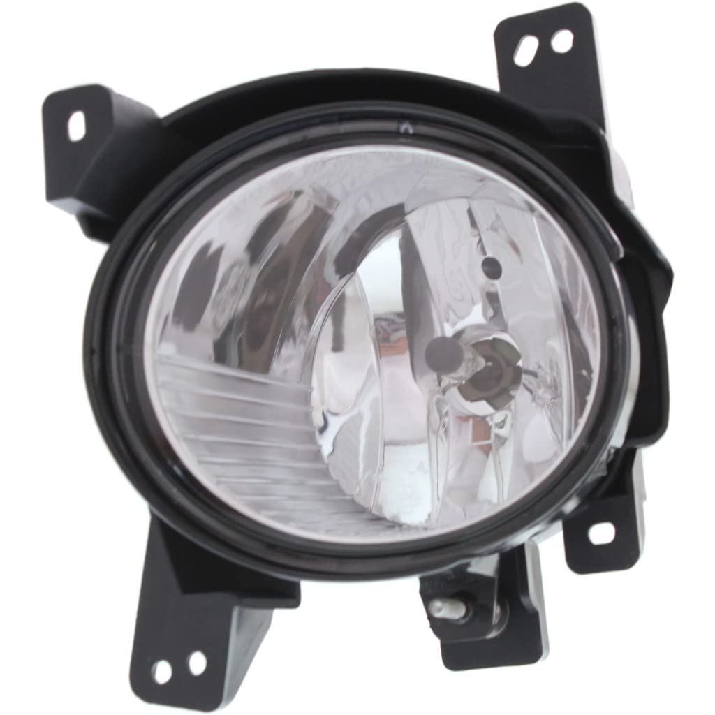 Left fog lamp assembly new CAPA certified aftermarket Hyundai Santa FE 2010-2012