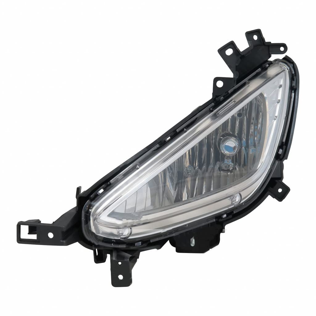 Left fog lamp assembly new CAPA certified aftermarket Hyundai Elantra Coupe 2013-2014
