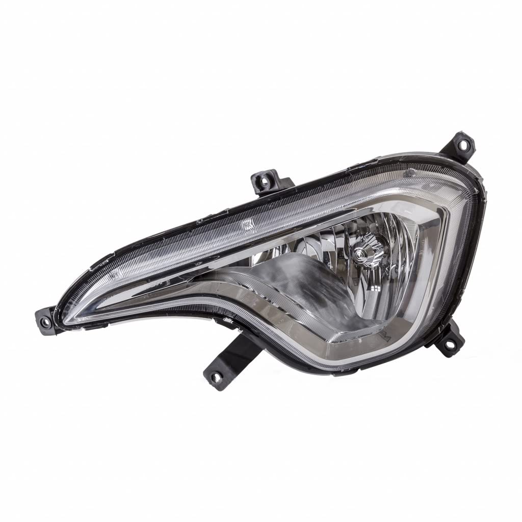 Left fog lamp assembly new CAPA certified aftermarket Hyundai Santa FE 2013-2016