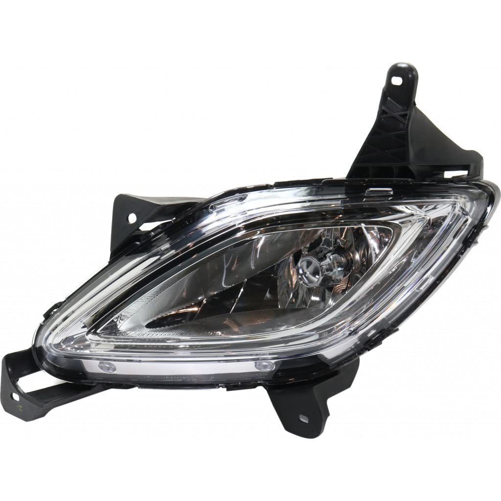 Left fog lamp assembly new aftermarket replacement Hyundai Genesis 2011-2014