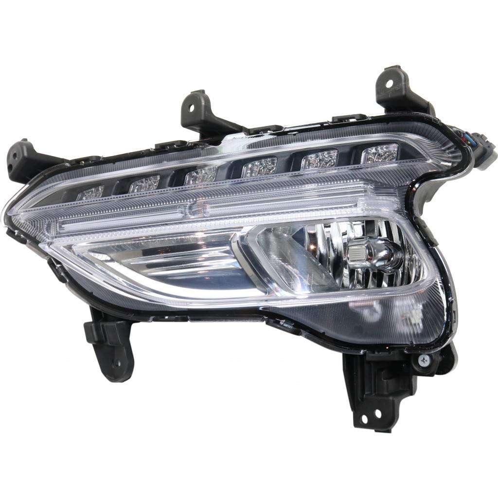 Left fog lamp assembly used genuine OEM Hyundai Santa FE Sport 2017-2018