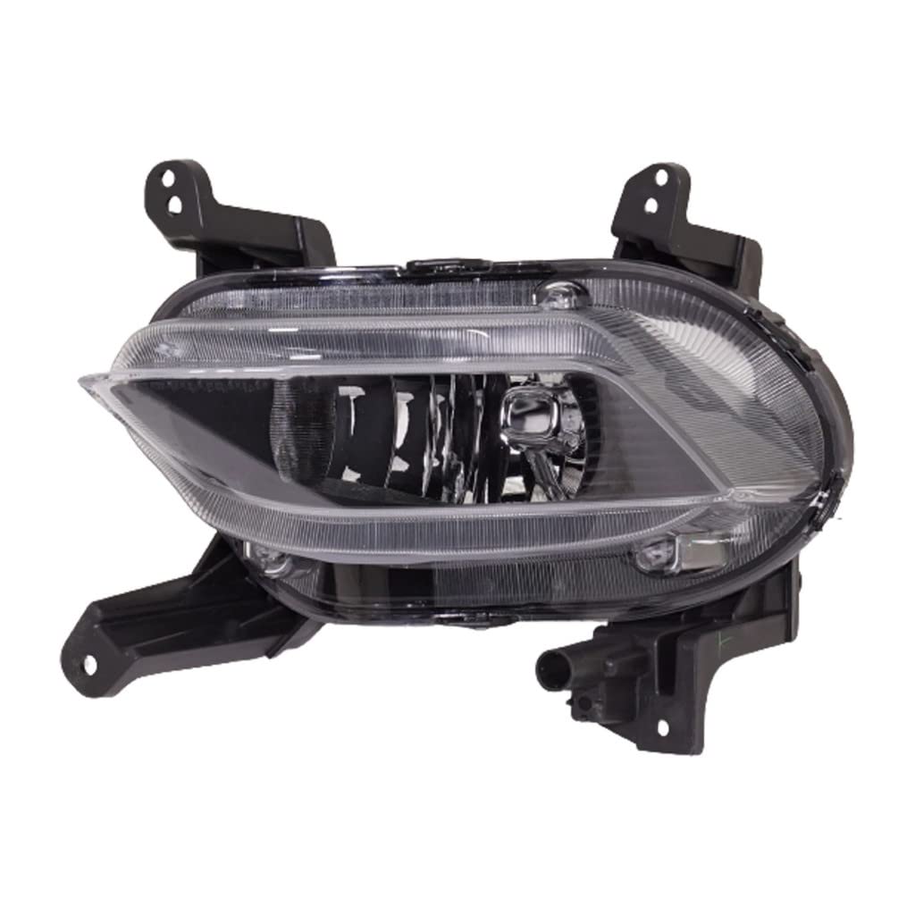 Left fog lamp assembly new aftermarket replacement Hyundai Santa FE 2019-2020