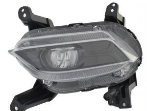 Left fog lamp assembly new aftermarket replacement Hyundai Santa FE 2019-2020