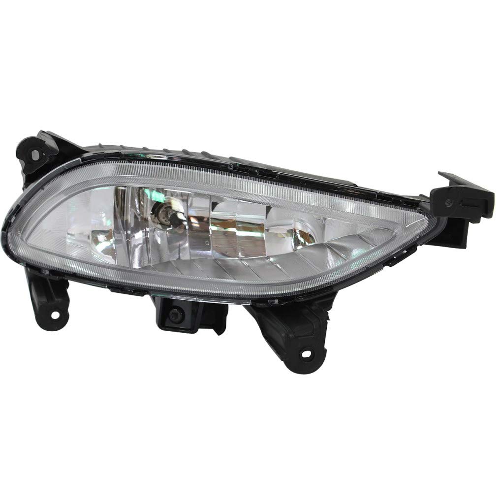 Right fog lamp assembly new CAPA certified aftermarket Hyundai Sonata 2011-2013