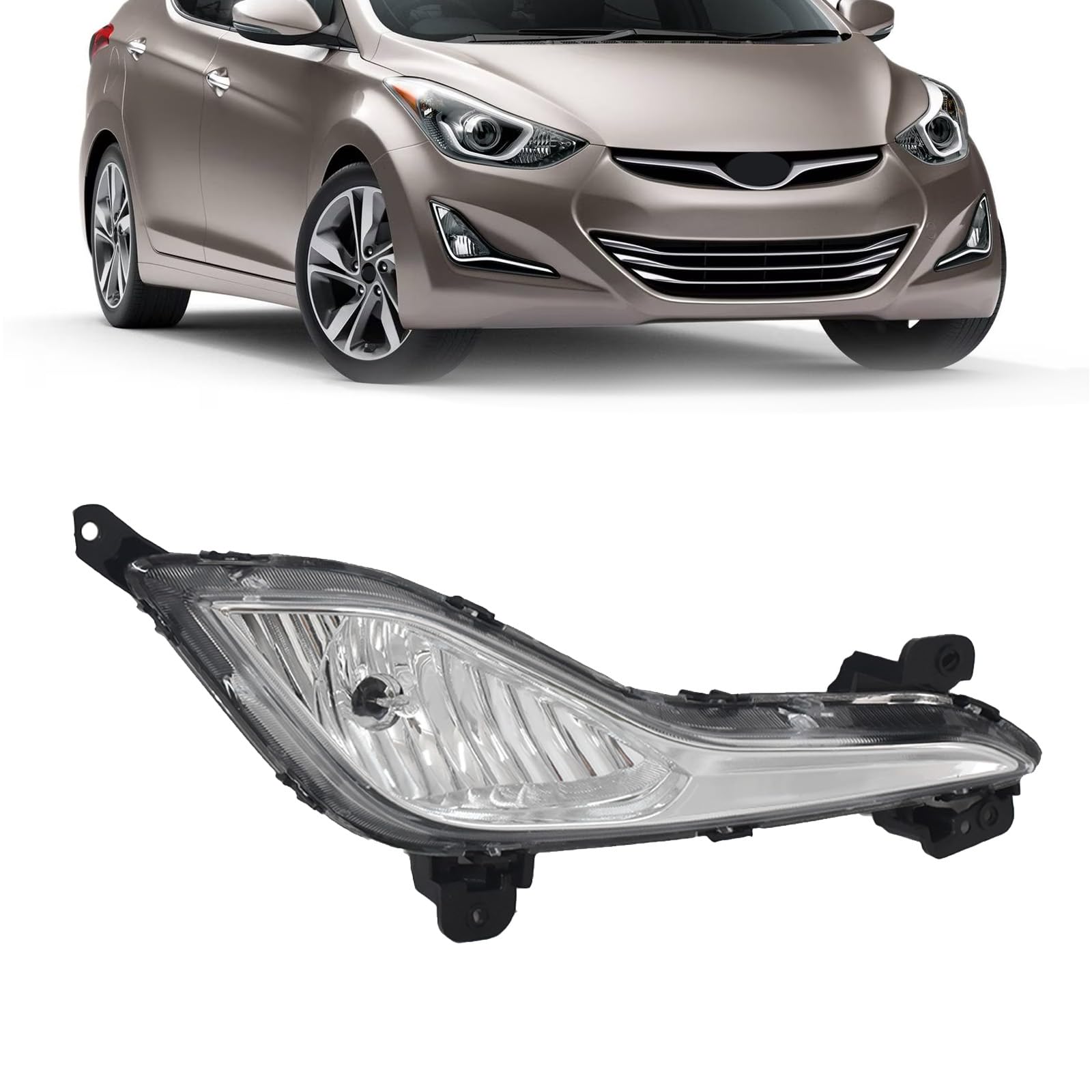 Faro antiniebla derecho nuevo de reemplazo (aftermarket) Hyundai Elantra GT 2013-2017