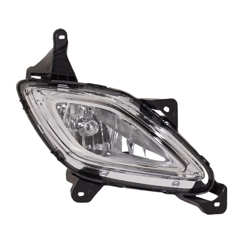 Right fog lamp assembly new CAPA certified aftermarket Hyundai Genesis 2011-2014