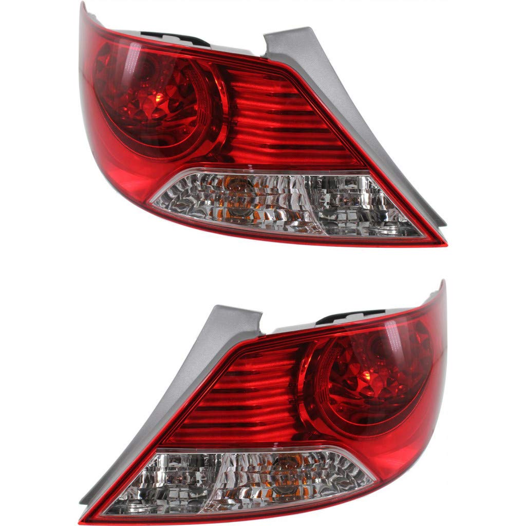 Left taillamp assembly new aftermarket replacement Hyundai Accent 2012-2014