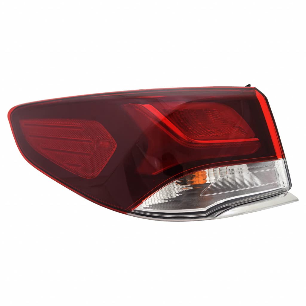 Left taillamp assembly outer new aftermarket replacement Hyundai Sonata 2018-2019