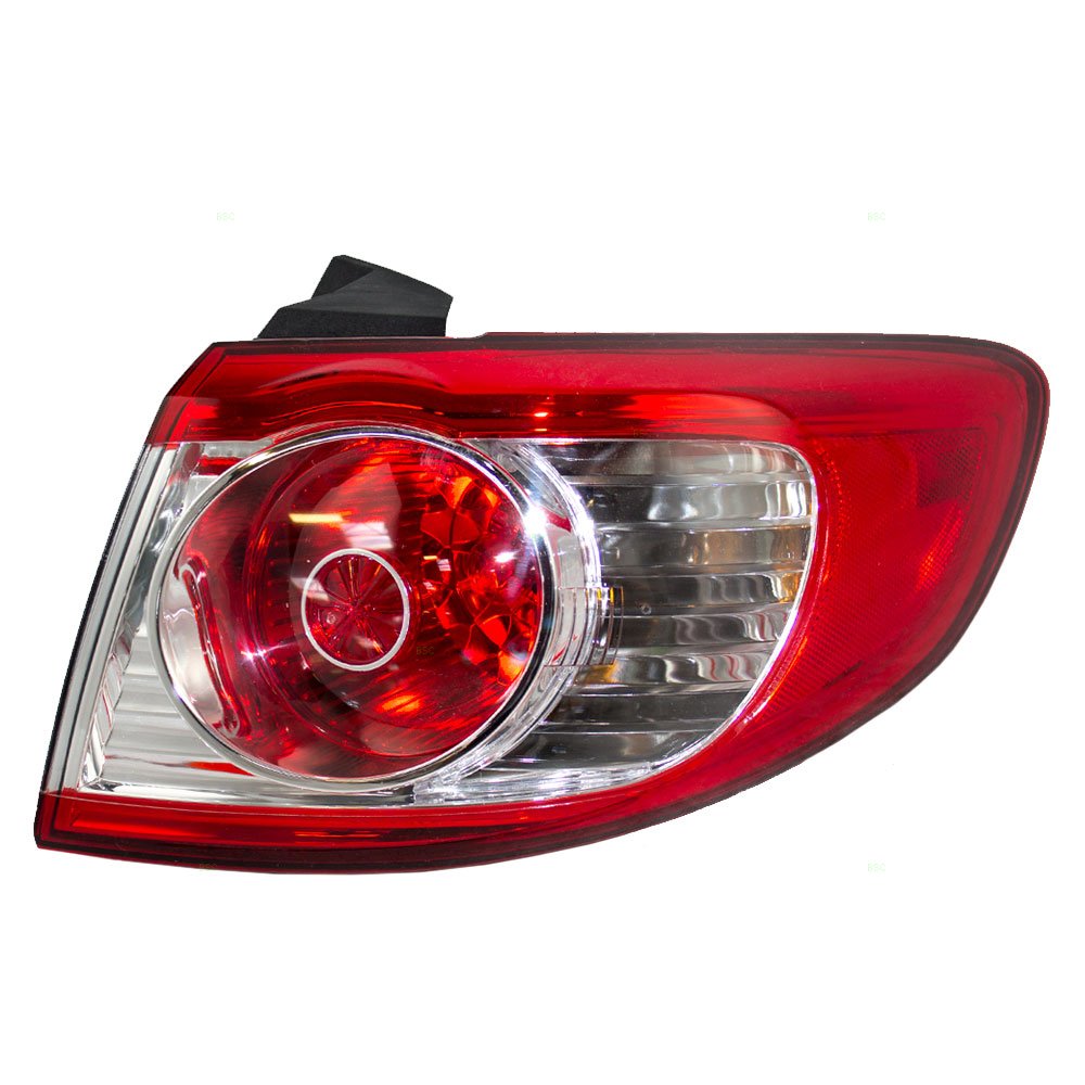 Right taillamp assembly outer new CAPA certified aftermarket Hyundai Santa FE 2010-2012