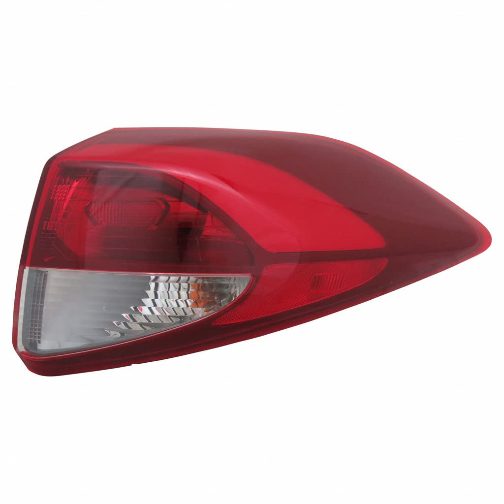 Right taillamp assembly outer new aftermarket replacement Hyundai Tucson 2016-2018