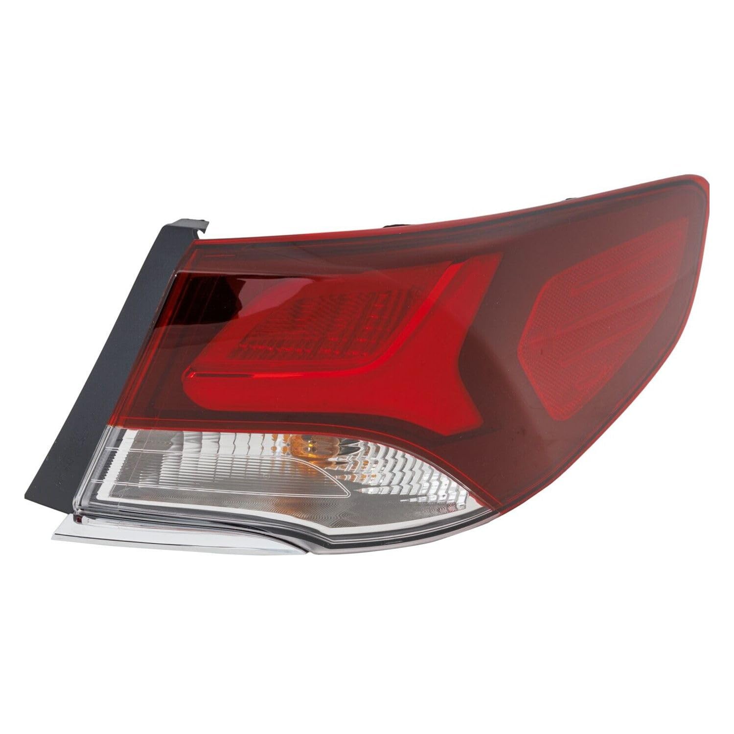 Right taillamp assembly outer new CAPA certified aftermarket Hyundai Sonata 2018-2019