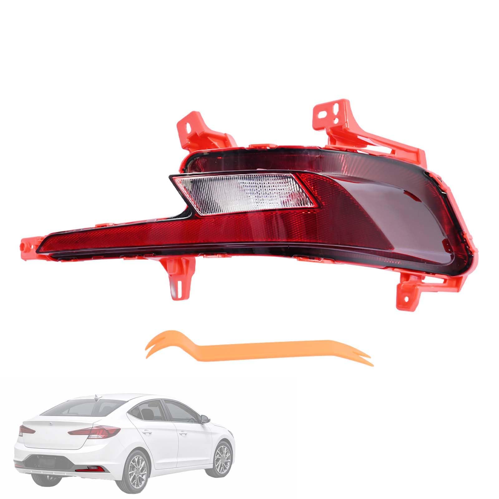 Right back up lamp assembly new CAPA certified aftermarket Hyundai Elantra 2019-2020