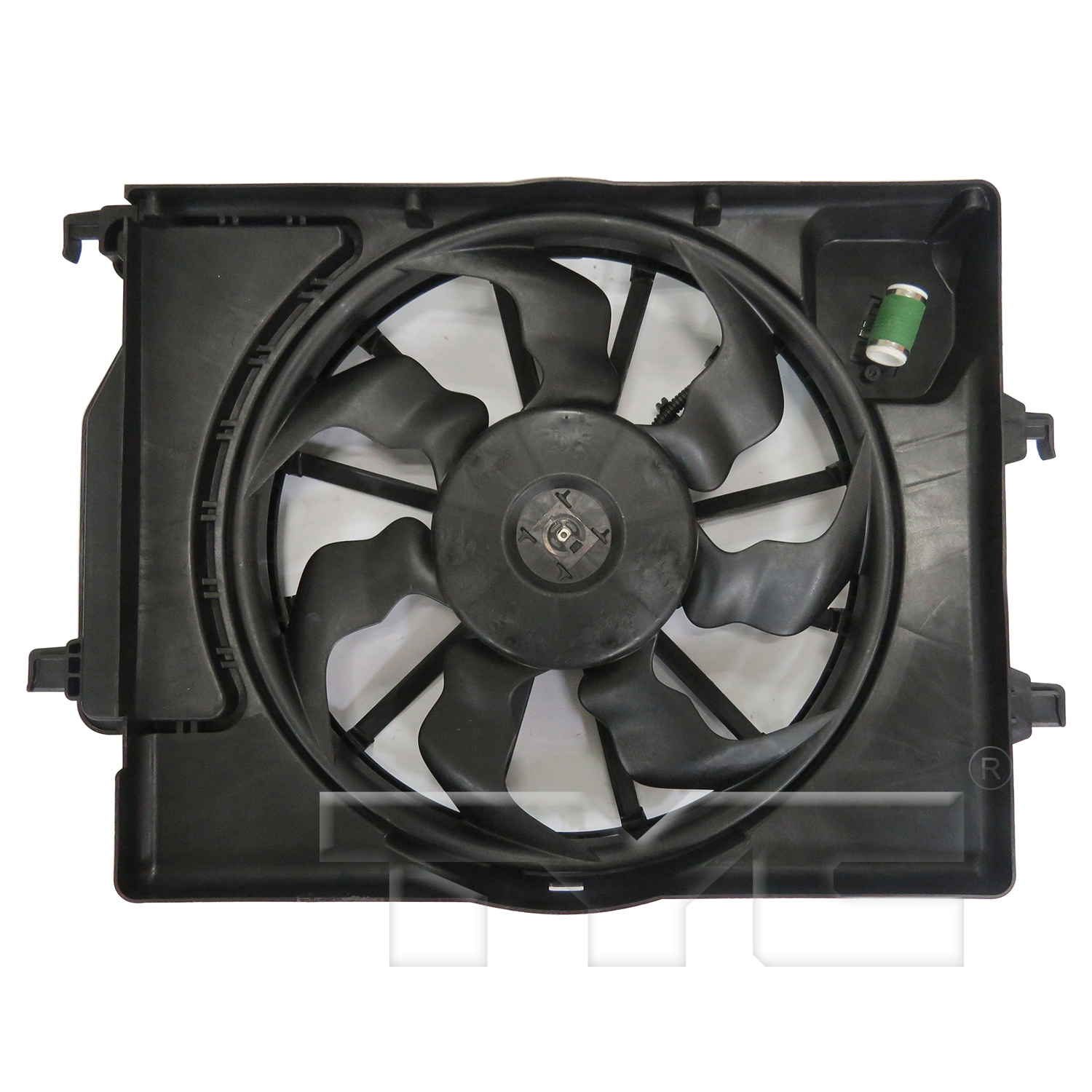 Radiator cooling fan assembly new aftermarket replacement KIA RIO 2018-2023