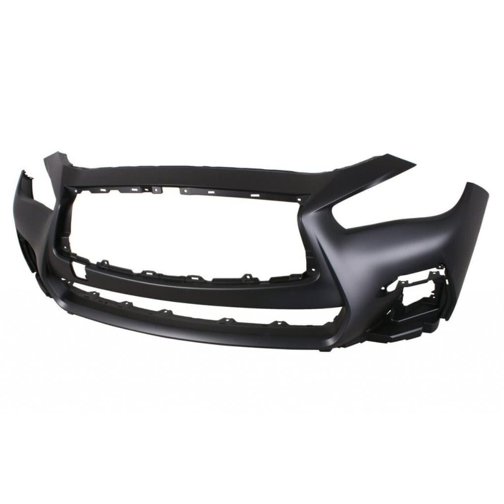 Front bumper cover new aftermarket replacement Infiniti Q50 2018-2020