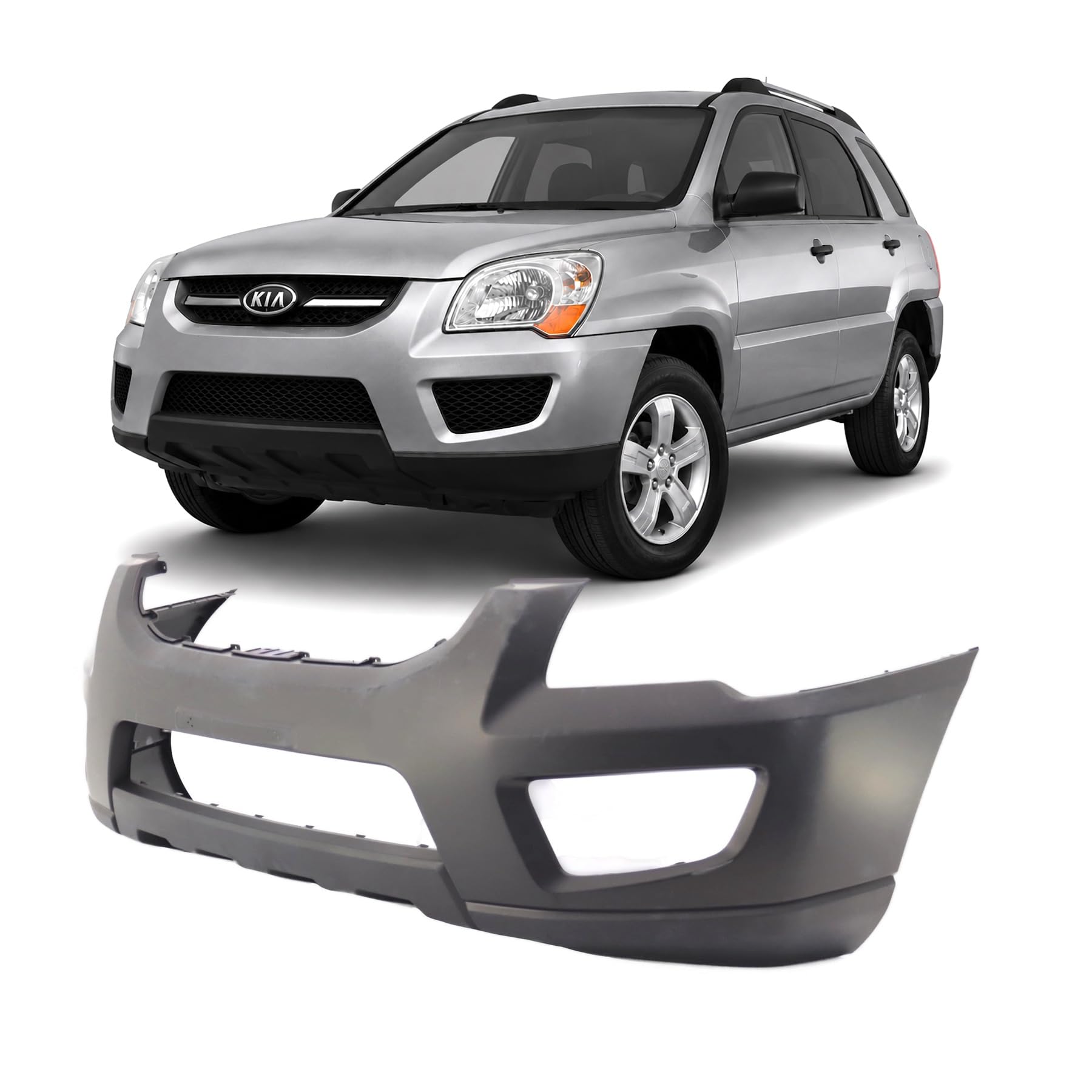 Defensa (parachoques) delantera usada original (OEM) KIA Sportage 2009-2010