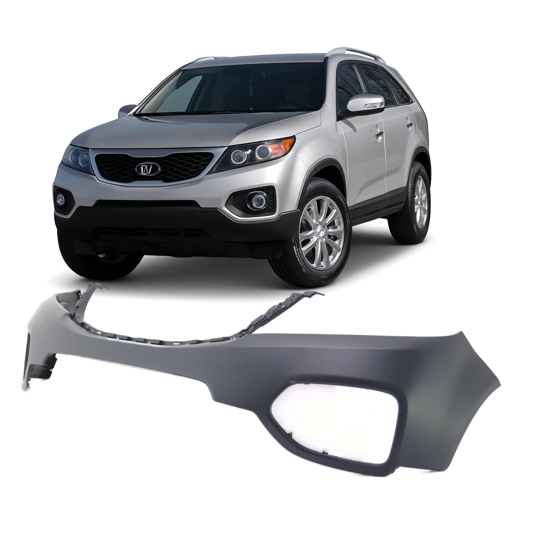 Front bumper cover new CAPA certified aftermarket KIA Sorento 2011-2013