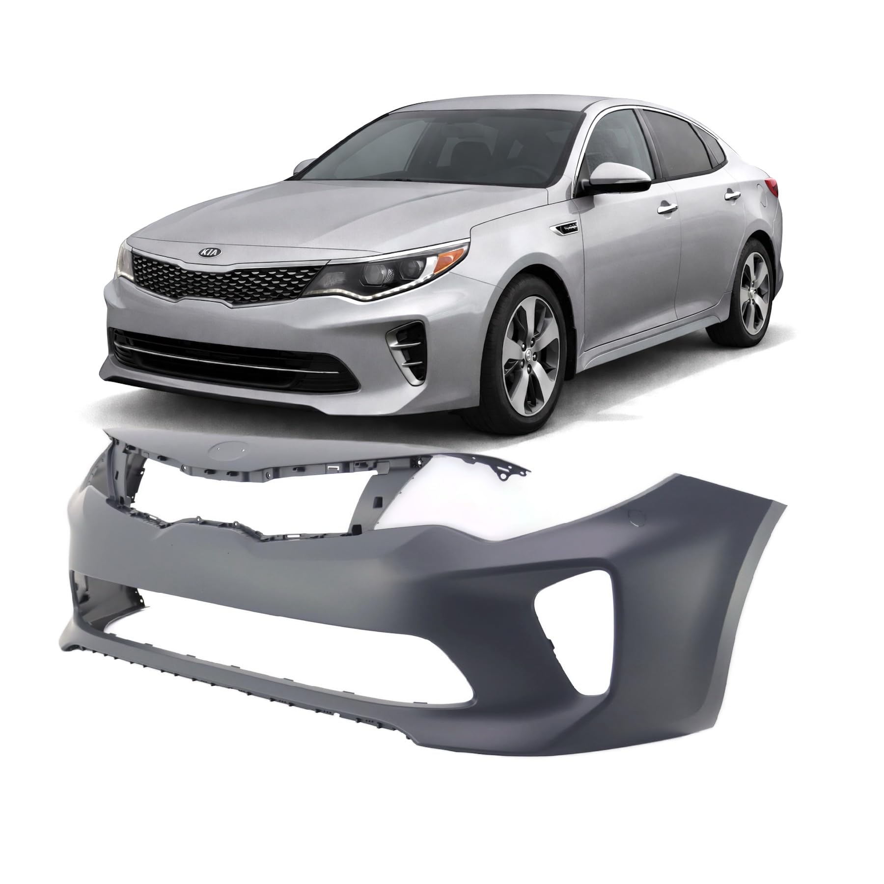 Front bumper cover new aftermarket replacement KIA Optima 2016-2018