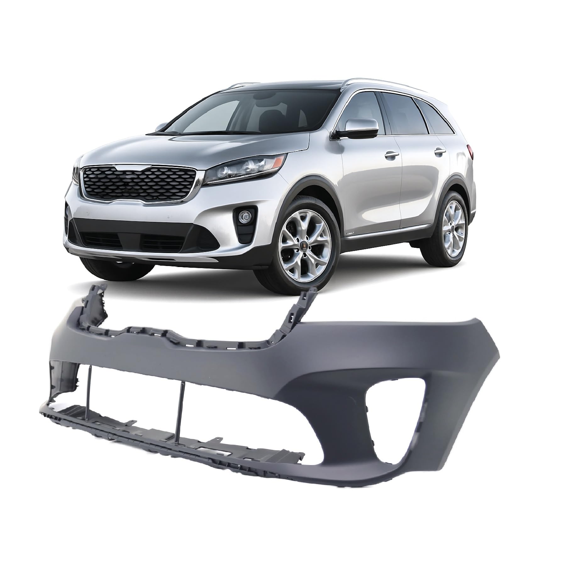 Front bumper cover new aftermarket replacement KIA Sorento 2019-2020