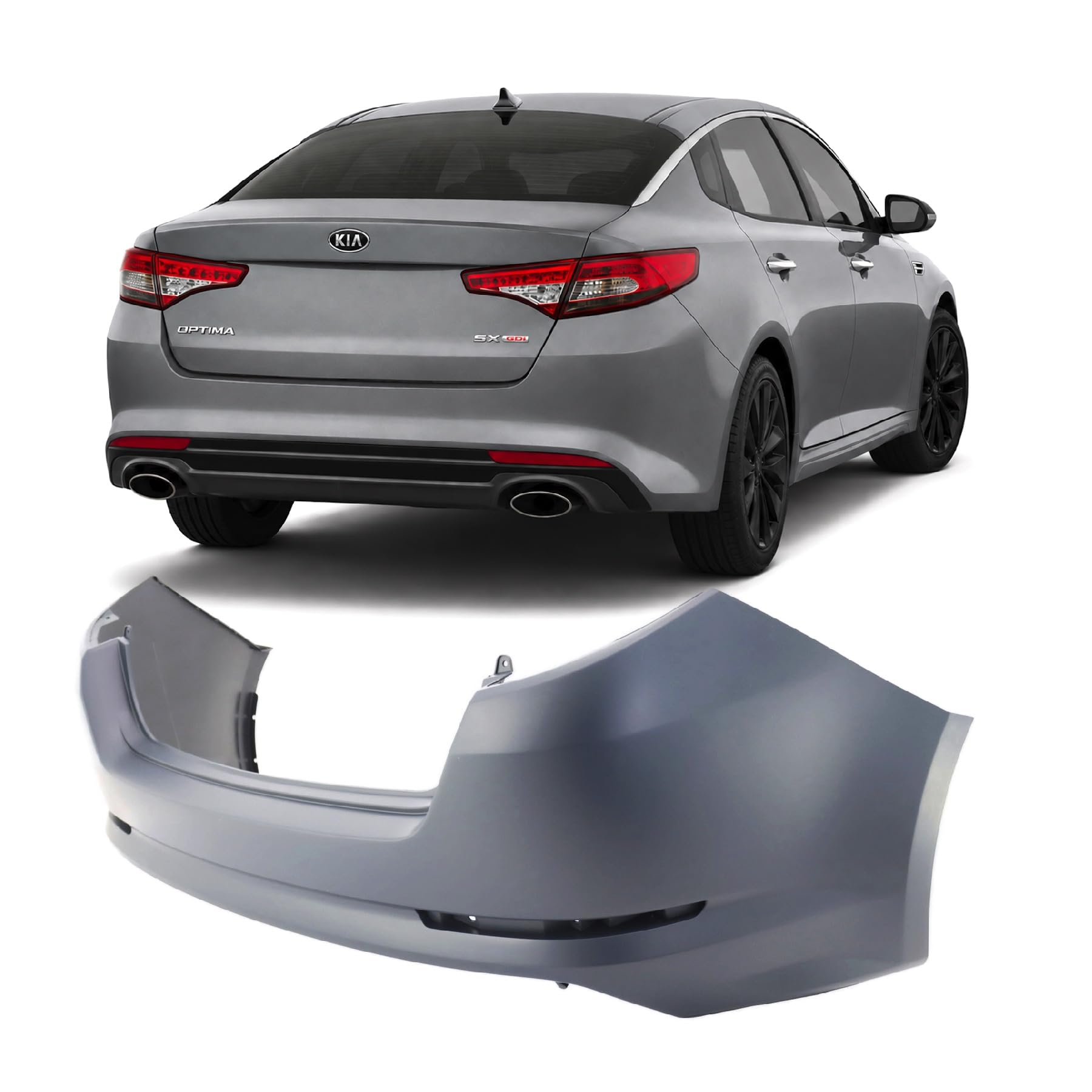Rear bumper cover new aftermarket replacement KIA Optima 2011-2013