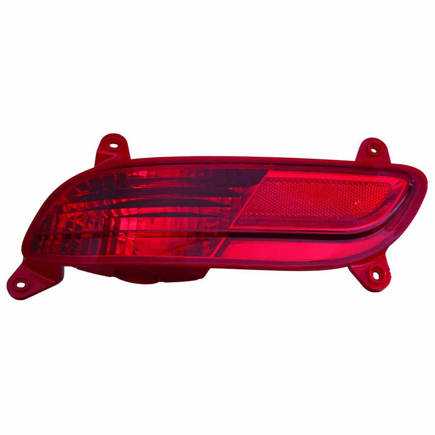 Left rear bumper reflector new aftermarket replacement KIA RIO 2012-2015