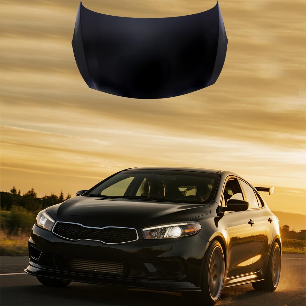 Hood panel assembly new CAPA certified aftermarket KIA Forte 2014-2016