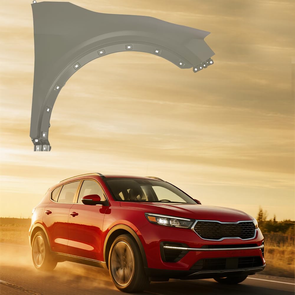 Salpicadera (guardafango) derecha nueva aftermarket certificada CAPA KIA Sportage 2023-2025