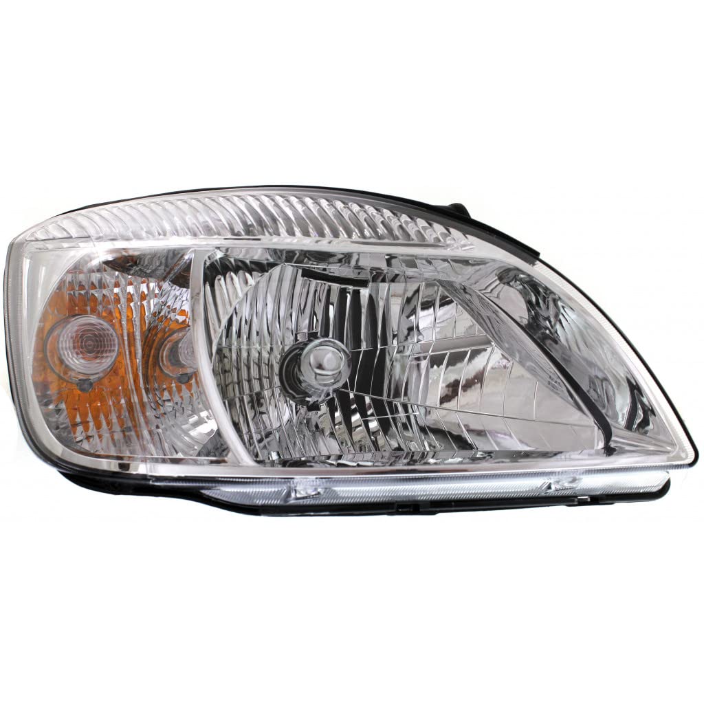 Right headlamp assembly sealed beam new aftermarket replacement KIA RIO 2006-2009