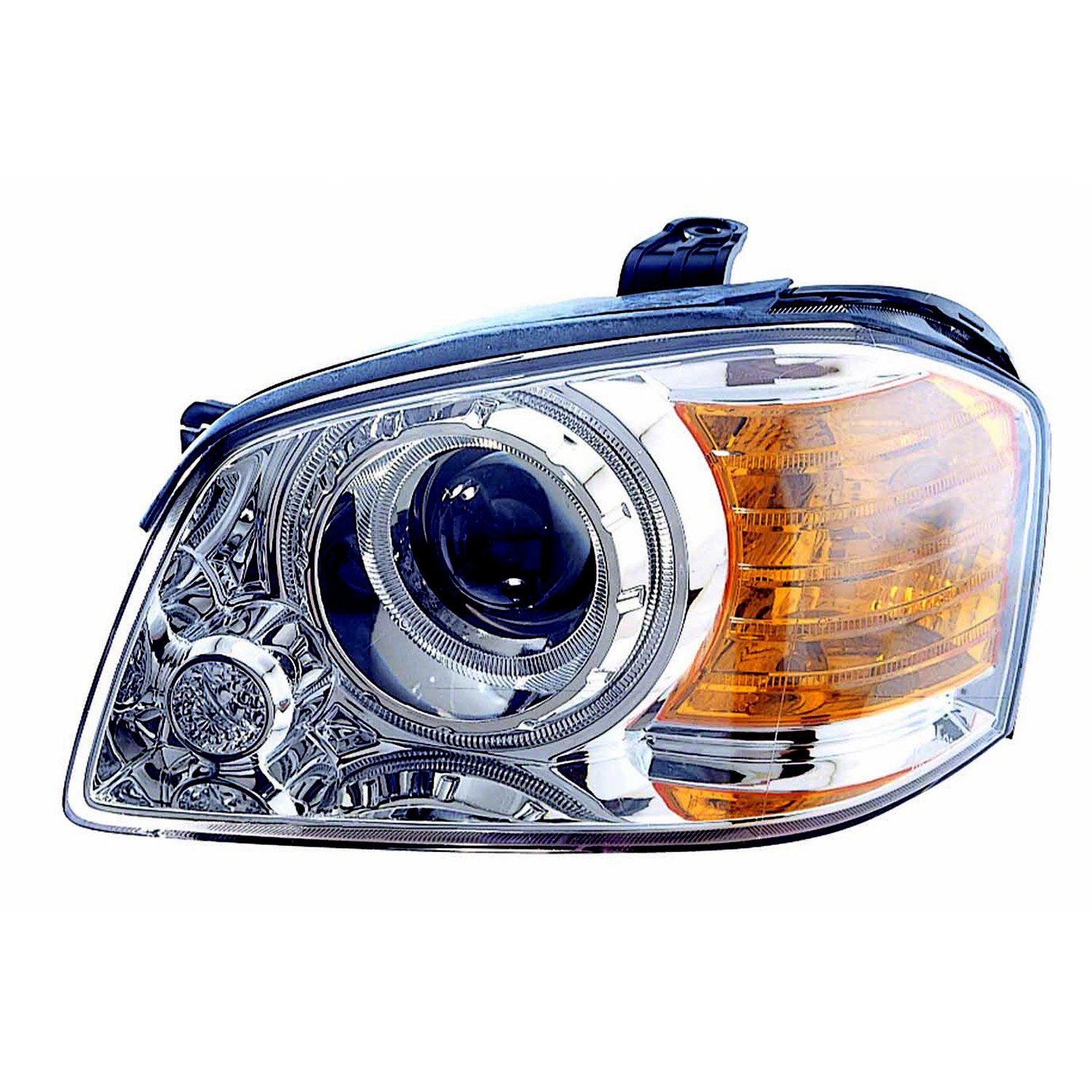 Left headlamp assembly composite new aftermarket replacement KIA Magentis 2003-2004