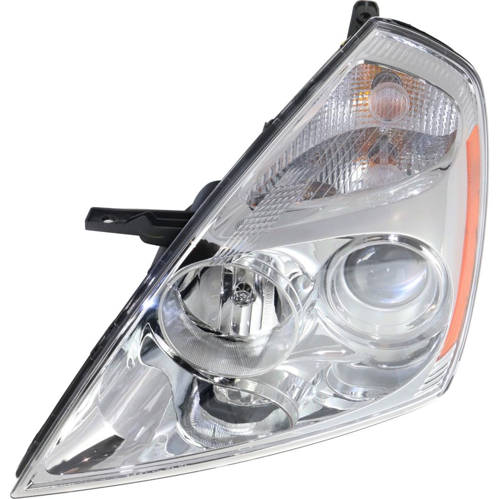 Left headlamp assembly composite new CAPA certified aftermarket KIA Sedona 2007-2012