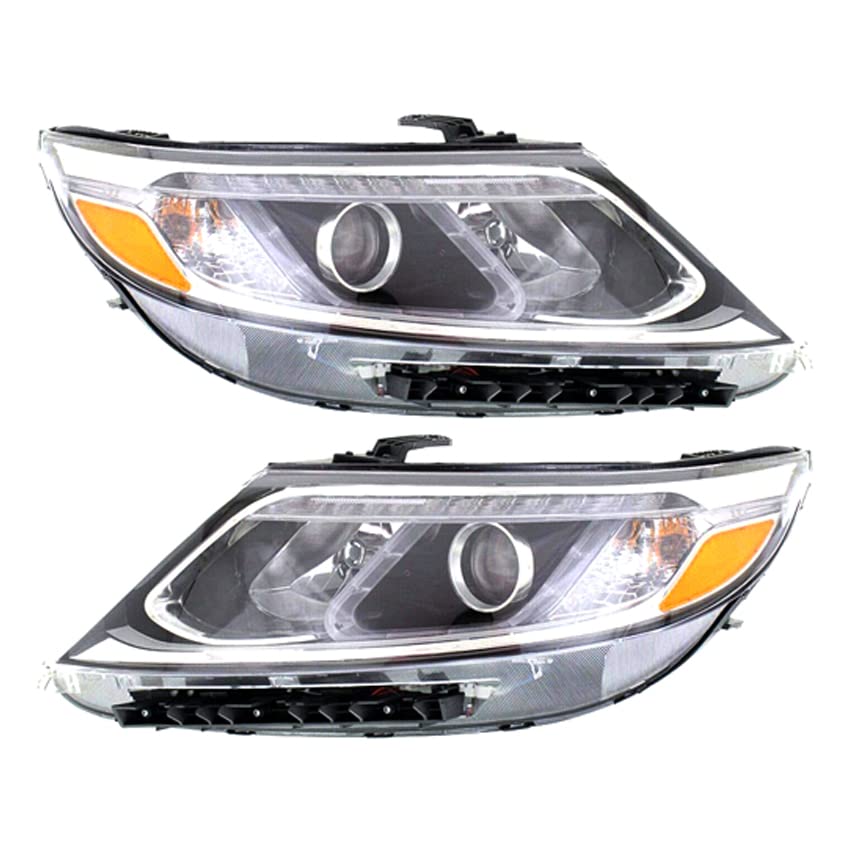 Left headlamp assembly composite new CAPA certified aftermarket KIA Sorento 2014-2015
