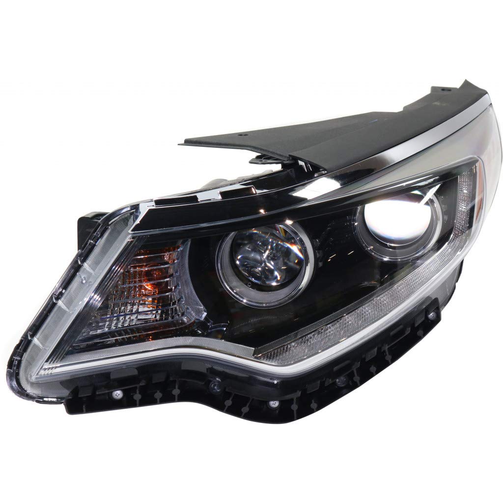 Left headlamp assembly composite new aftermarket replacement KIA Optima 2016-2017