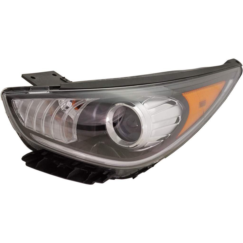 Left headlamp assembly composite new CAPA certified aftermarket KIA Niro 2017-2019