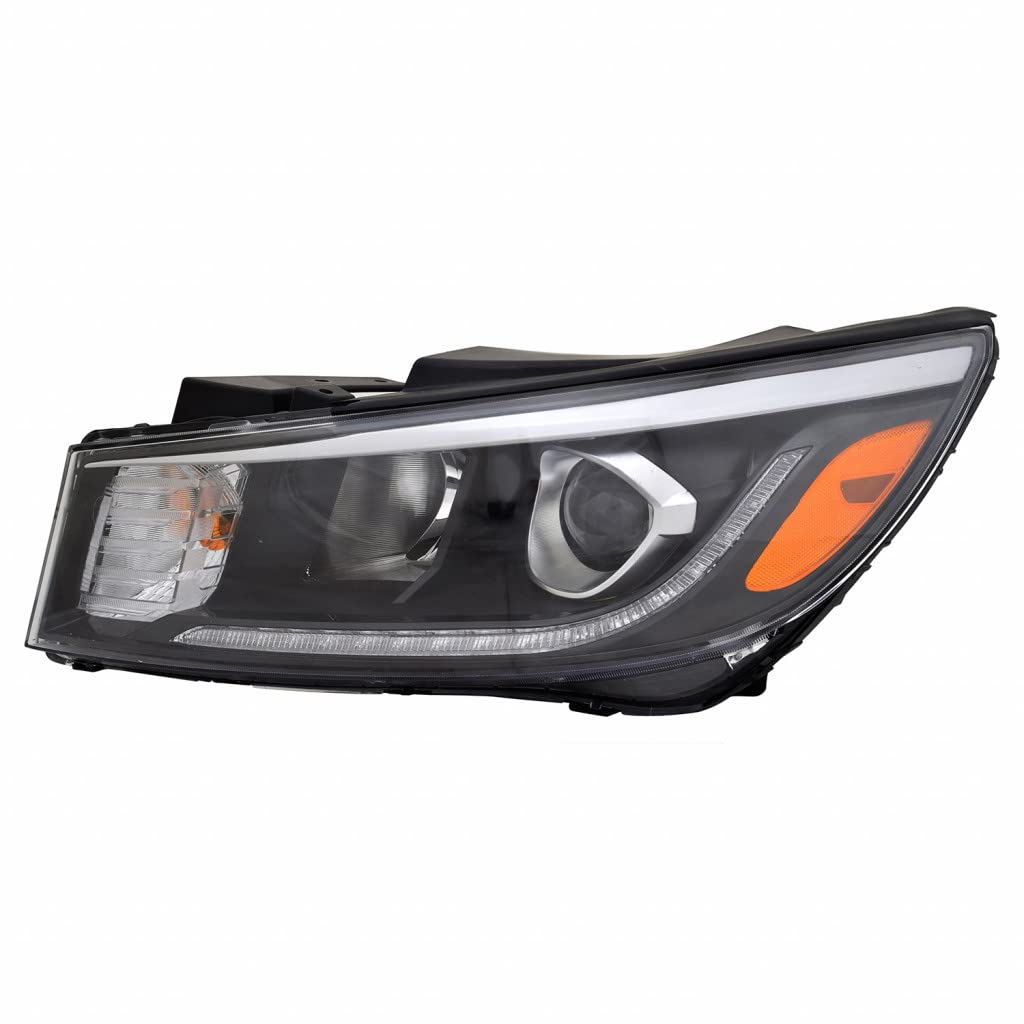 Left headlamp assembly composite new aftermarket replacement KIA Sedona 2019-2021