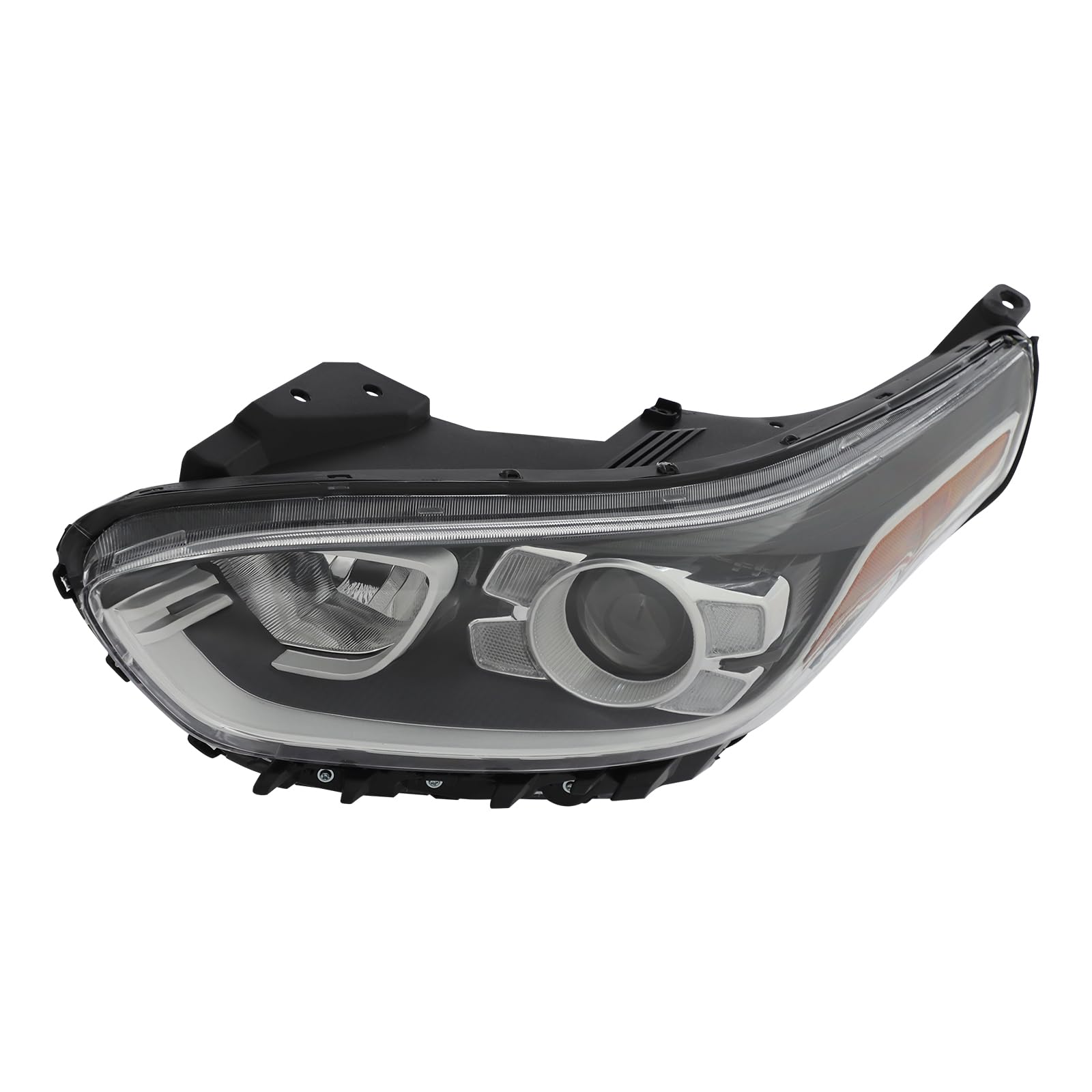 Left headlamp assembly composite new CAPA certified aftermarket KIA Forte 2019-2021