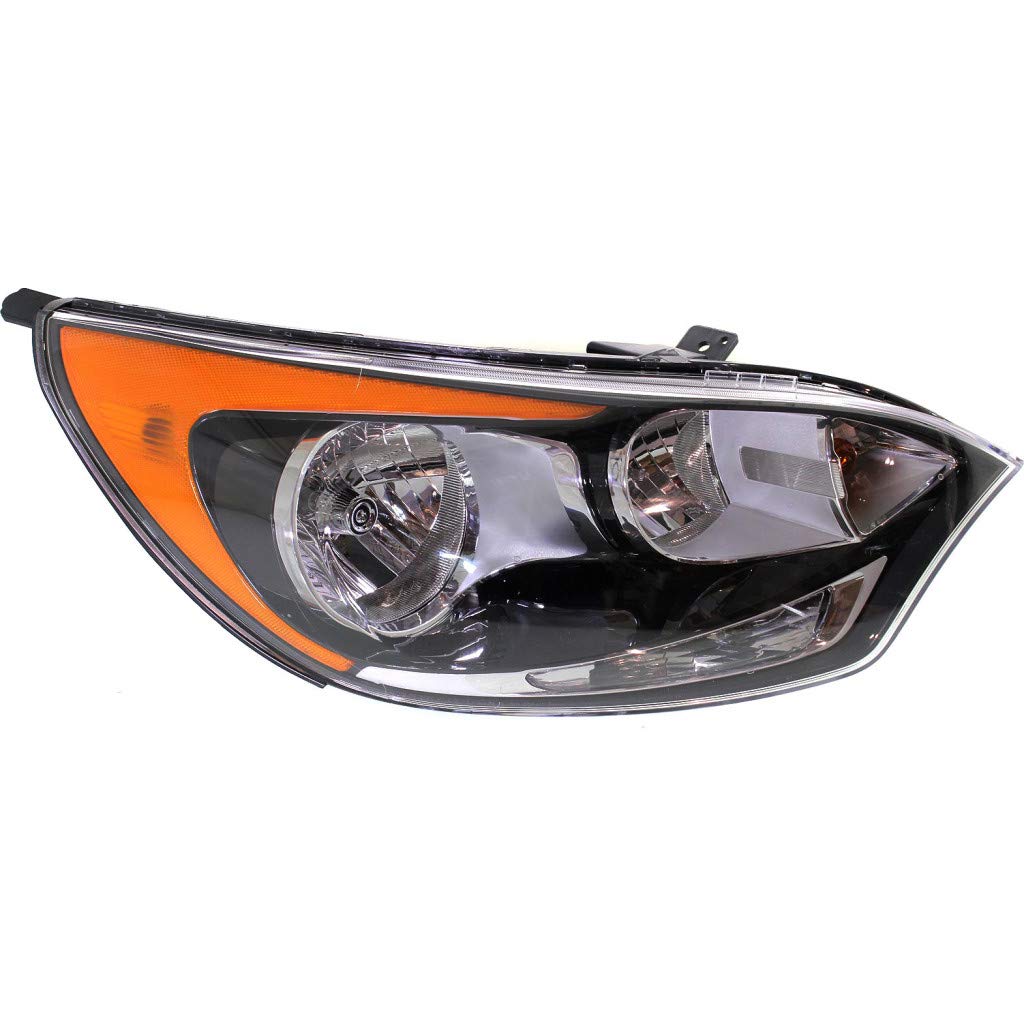 Right headlamp assembly composite new CAPA certified aftermarket KIA RIO 2012-2017