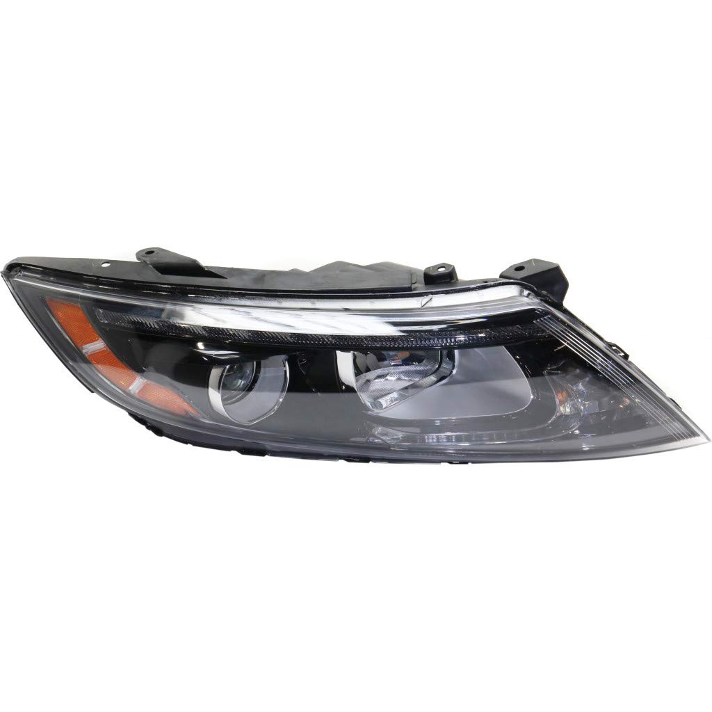 Right headlamp assembly composite new aftermarket replacement KIA Optima 2014-2015